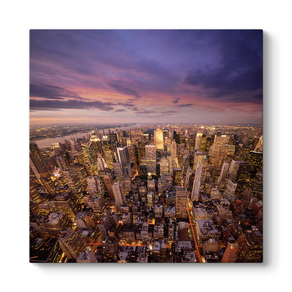 New York Skyline Tablosu - Model 3